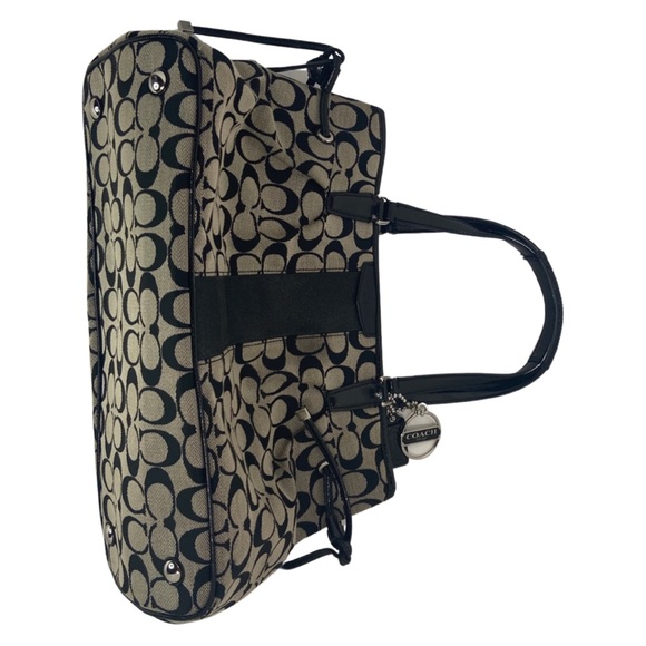 Coach Carryall Signature Stripe Drawstring Purse F28501 - Picture 6 of 15